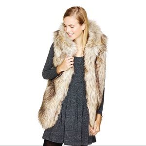 NWOT Aritzia Sunday Best Faux Fur Vest